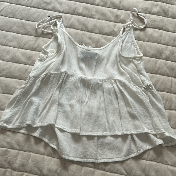 Hollister white tank top crop - Picture 5 of 5